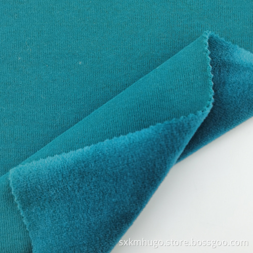 Mirco Velvet Knitted Fleece Soft Handle Warmth Fabric